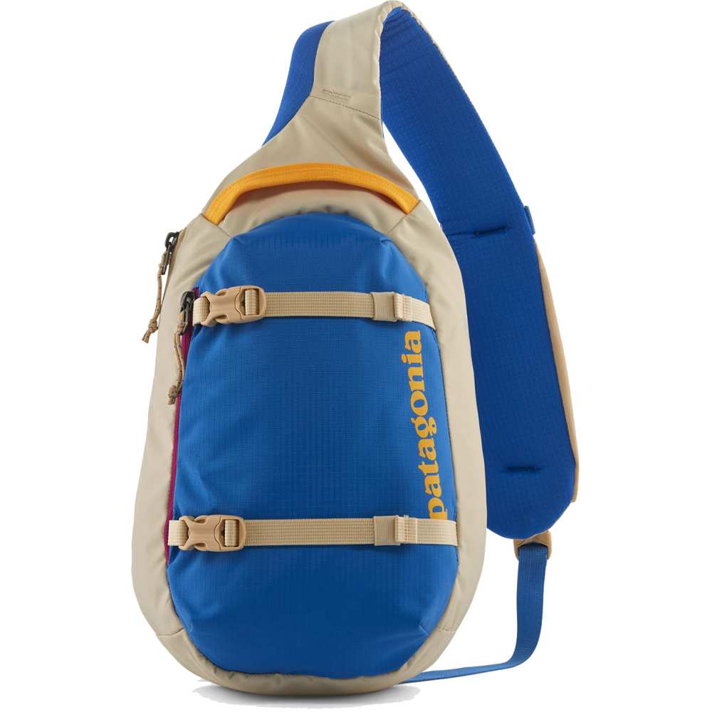 Deals PREOWNED PATAGONIA ATOM SLING BAG WHITE TEAL 8L CAPACITY