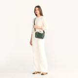 Hammitt |  Evan Crossbody Sml | Green Room Suede